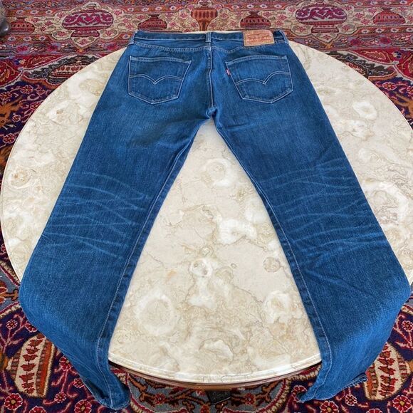 Levi’s 501 Classic Original Fit Straight Leg Button-fly Jeans - Picture 3 of 14